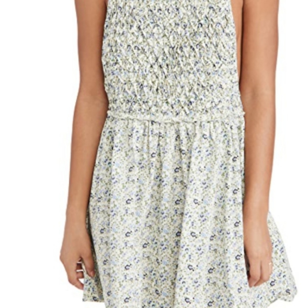 Free People Petunia Sleeveless Minidress In Tea Combo - Picture 2 of 10